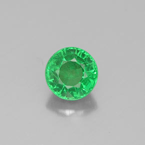 Granato tsavorite naturale verde da 0,52 ct, taglio rotondo, VS-SI
