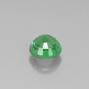 Granato tsavorite naturale verde da 0,52 ct, taglio rotondo, VS-SI