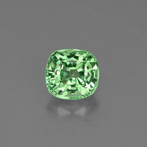 Granato tsavorite naturale verde da 0,53 ct, taglio a cuscino, VVS-VS