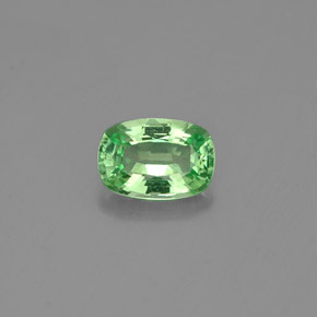 Granato tsavorite naturale verde da 0,48 ct, taglio a cuscino, VVS-VS