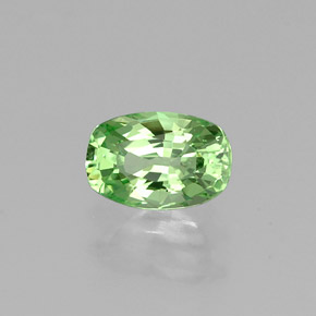 Granato tsavorite naturale verde da 0,54 ct, taglio a cuscino, VVS-VS