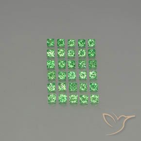 2.62ctw Naturale Verde medio Granato Tsavorite, Quadrato, VVS-VS