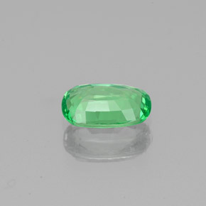 Granato tsavorite naturale verde da 0,84 ct, taglio a cuscino, VVS-VS