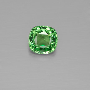 Granato tsavorite naturale verde da 0,48 ct, taglio a cuscino, VVS-VS