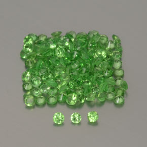 Granato tsavorite naturale verde da 1,36 ct, taglio rotondo, VVS-VS