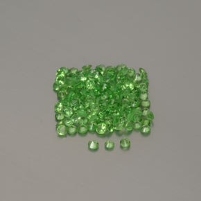 Granato tsavorite naturale verde da 1,36 ct, taglio rotondo, VVS-VS