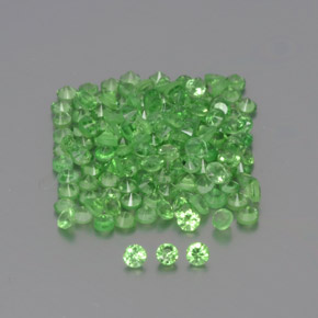 Granato tsavorite naturale verde da 1,22 ct, taglio rotondo, VVS-VS