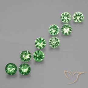 1.91ctw Naturale Verde brillante Granato Tsavorite, Rotondo, VS