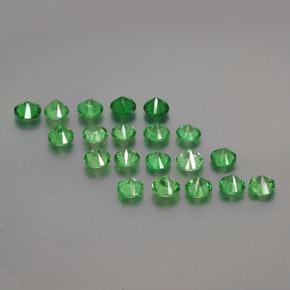 Granato tsavorite naturale verde da 2,38 ct, taglio rotondo, VS