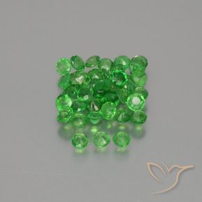 Gemme di Granato Tsavorite Verde brillante naturale da 2.46 ct, Rotondo, VS-SI