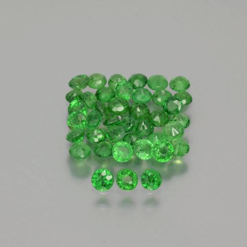 Granato tsavorite naturale verde da 2,83 ct, taglio rotondo, VS-SI