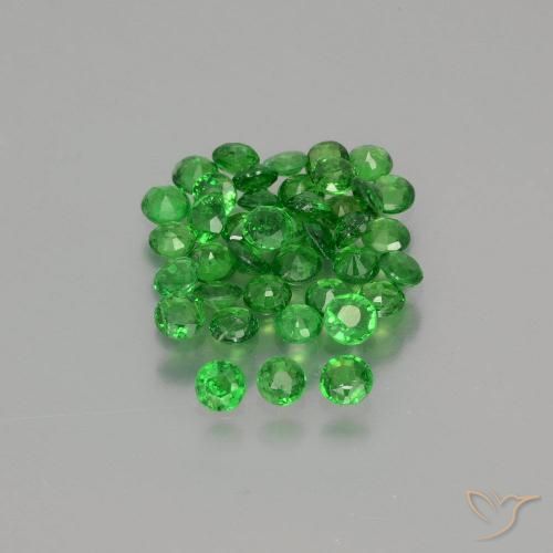 2.37ctw Naturale Verde medio Granato Tsavorite, Rotondo, VS-SI
