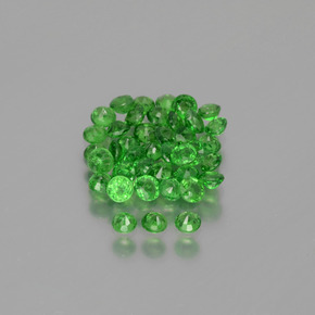 Granato tsavorite naturale verde da 2,85 ct, taglio rotondo, VS-SI