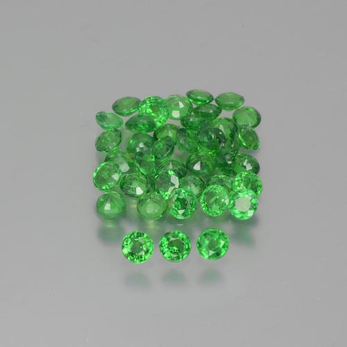 Granato tsavorite naturale verde da 2,56 ct, taglio rotondo, VS-SI