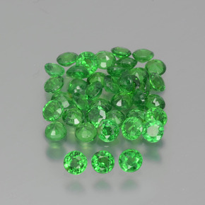 Granato tsavorite naturale verde da 2,56 ct, taglio rotondo, VS-SI