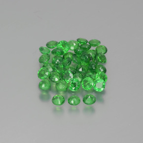 Granato tsavorite naturale verde da 2,56 ct, taglio rotondo, VS-SI