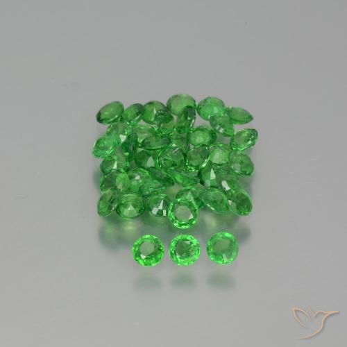 2.37ctw Naturale Verde brillante Granato Tsavorite, Rotondo, VS-SI