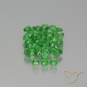 Gemme di Granato Tsavorite Verde brillante naturale da 2.37 ct, Rotondo, VS-SI