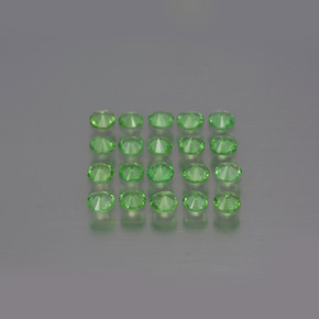 Granato tsavorite naturale verde da 1,61 ct, taglio rotondo, VS
