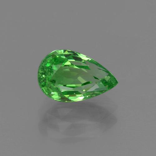 Granato tsavorite naturale verde da 1,52 ct, taglio a pera, VS