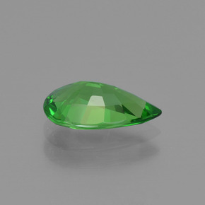 Granato Tsavorite Verde intenso naturale da 1.26 ct, Forma a pera, VVS-VS