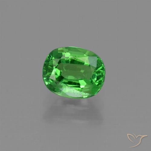 Granato Tsavorite Verde elettrico naturale da 1.08 ct, Taglio ovale, VS