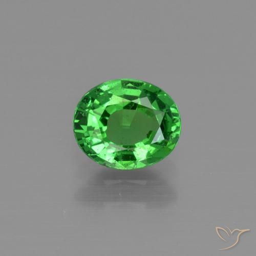 Granato tsavorite naturale verde da 1,00 ct, taglio ovale, VS