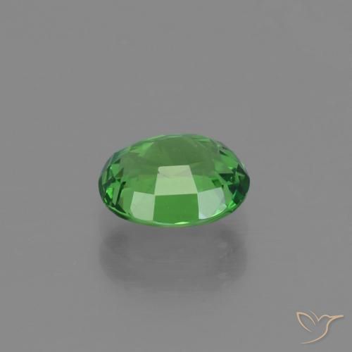 Granato Tsavorite Verde brillante naturale da 1.21 ct, Ovale, VS