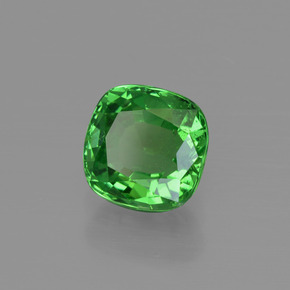 Granato Tsavorite Verde brillante naturale da 1.10 ct, Taglio a cuscino, VS