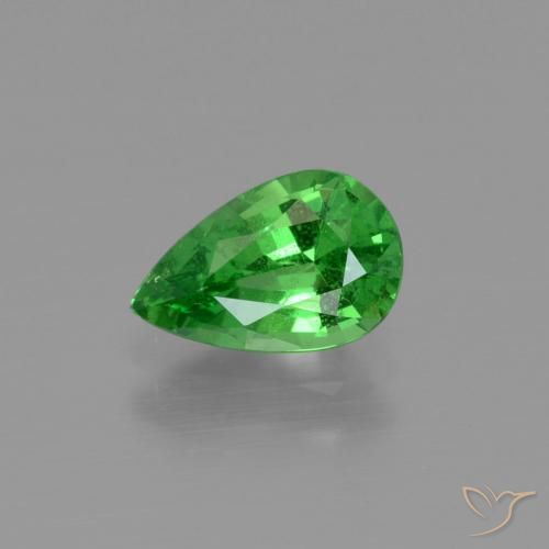 1.07ct Naturale Verde brillante Granato Tsavorite, Forma a pera, VS