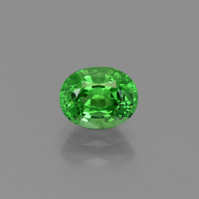 Granato Tsavorite Verde elettrico naturale da 1.01 ct, Taglio ovale, VS