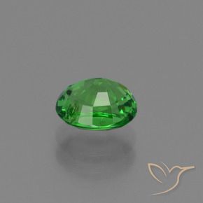 Granato Tsavorite Verde brillante naturale da 1.18 ct, Ovale, SI