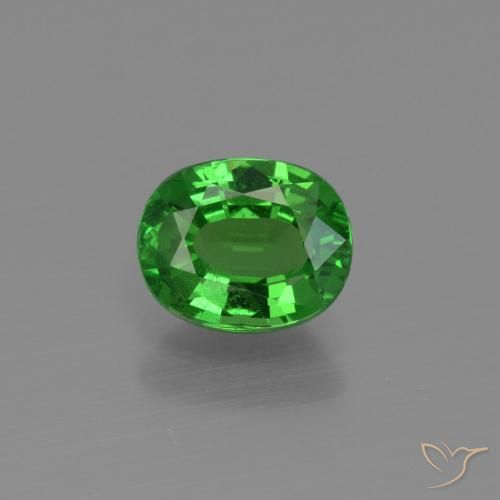 1.10ct Naturale Verde elettrico Granato Tsavorite, Ovale, VS