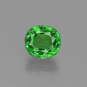 Granato tsavorite naturale verde da 1,51 ct, taglio ovale, VS-SI