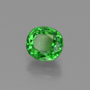 Granato tsavorite naturale verde da 1,51 ct, taglio ovale, VS-SI