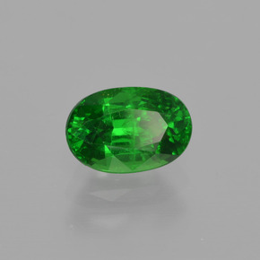 Granato tsavorite naturale verde da 1,15 ct, taglio ovale, VS