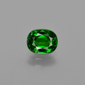 Granato tsavorite naturale verde da 1,01 ct, taglio ovale, VS