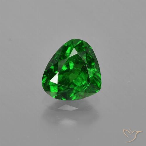 Granato tsavorite naturale verde da 1,06 ct, taglio a pera, VS-SI