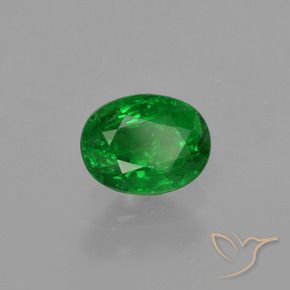 Granato Tsavorite Verde medio naturale da 0.75 ct, Ovale, SI