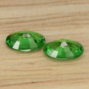 Granato tsavorite naturale verde da 0,85 ct, taglio ovale, VS