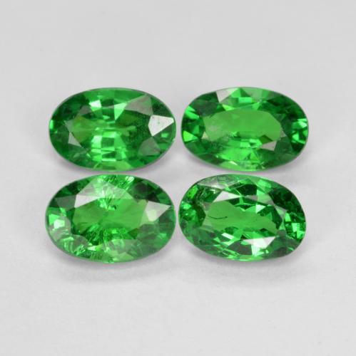 Granato tsavorite naturale verde da 1,95 ct, taglio ovale, VS