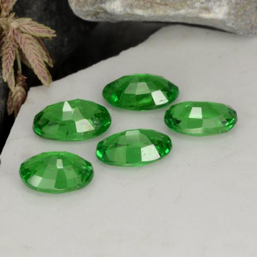 Gemme di Granato Tsavorite Verde medio naturale da 2.06 ct, Taglio ovale, VS