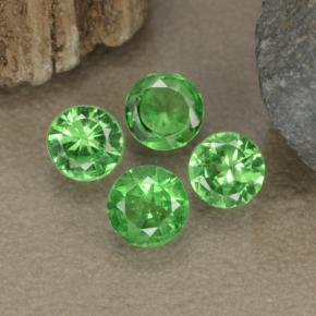 Granato tsavorite naturale verde da 1,01 ct, taglio rotondo, VS