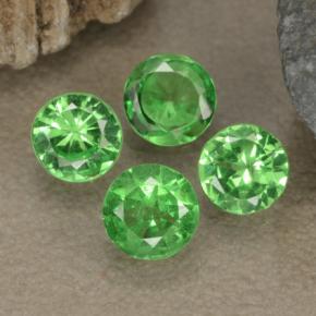Granato tsavorite naturale verde da 1,01 ct, taglio rotondo, VS