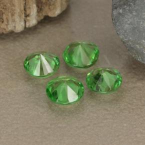 Granato tsavorite naturale verde da 1,01 ct, taglio rotondo, VS