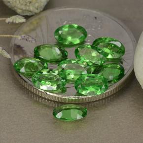 Gemme di Granato Tsavorite Verde brillante naturale da 2.23 ct, Taglio ovale, VS
