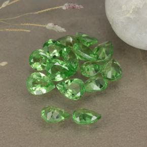 Granato tsavorite naturale verde da 2,07 ct, taglio a pera, VS