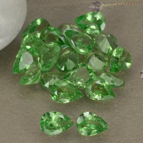 Granato tsavorite naturale verde da 2,99 ct, taglio a pera, VS