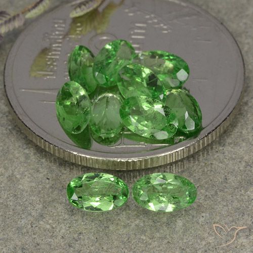 2.16ctw Naturale Verde Granato Tsavorite, Ovale, VS