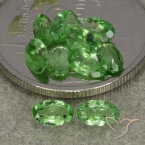 Gemme di Granato Tsavorite Verde naturale da 2.16 ct, Ovale, VS